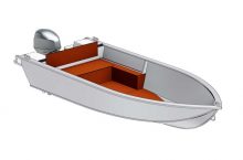 Моторная лодка Салют 430 (Румпельный)