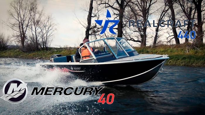 Видео RealCraft 440 с Mercury 40