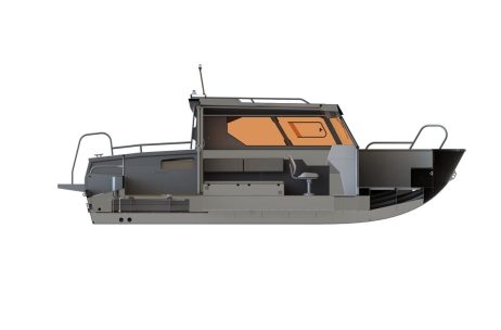 Компоновка Realcraft 700 Cabin - разрез сбоку